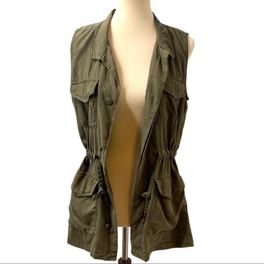 Universal Thread Army Green Utility Anorak Vest - Picture 6 of 10